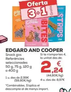 Kiwoko Edgar&cooper - snack perro referencias seleccionadas oferta