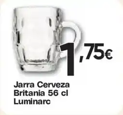 Hiper FROIZ LUMINARC Jarra Cerveza Britania oferta