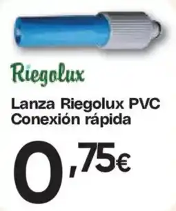 Hiper FROIZ Lanza Riegolux PVC Conexión rápida oferta