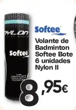 Hiper FROIZ SOFTEE Volante de Badminton Bote 6 unidades Nylon II oferta
