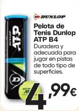 Hiper FROIZ DDUNLOP Pelota de Tenis ATP B4 oferta
