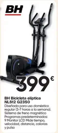Hiper FROIZ BH Bicicleta elíptica NLS12 G2350 oferta