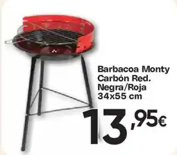 Hiper FROIZ Barbacoa Monty Carbón Red. Negra/Roja oferta