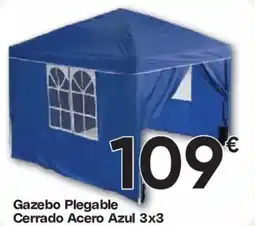 Hiper FROIZ Gazebo Plegable Cerrado Acero Azul 3x3 oferta
