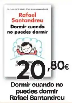 Hiper FROIZ Dormir cuando no puedes dormir Rafael Santandreu oferta