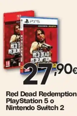 Hiper FROIZ Red Dead Redemption PlayStation 50 Nintendo Switch 2 oferta