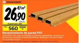 Obramat Revestimiento de pared PVC oferta