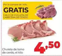 Alimerka Chuleta de lomo de cerdo oferta