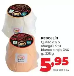 Alimerka Joaquin rebolledo - queso d.o.p. afuegalà pitu blanco o rojo oferta