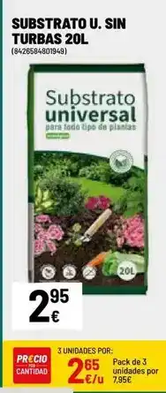 Brico Depôt Universal - substrato u. sin turbas 20l oferta