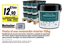 Obramat BEISSIER Pasta al uso renovación interior oferta