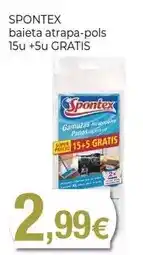 Keisy Spontex - baleta atrapa-pols 15u +5u gratis oferta