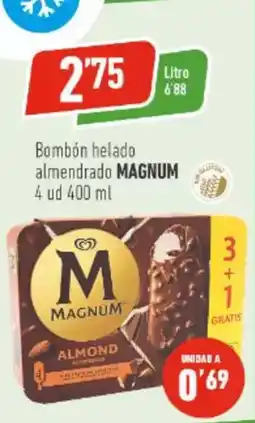 Supermercados Deza Magnum - bombon helado almendrado oferta