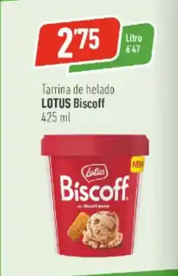 Supermercados Deza Lotus - tarrina de helado oferta