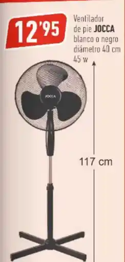 Supermercados Deza Jocca - ventilador de pie blanco o negro oferta