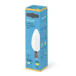 BricoCentro Garza - bombilla filamento vela. opaca oferta