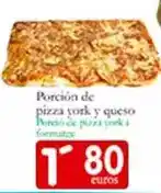 Supermercados Bip Bip Porción de pizza york y queso oferta
