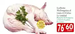 Supermercados Bip Bip Lechona mallorquina al vacio 6-8 kilos oferta