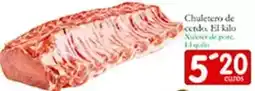 Supermercados Bip Bip Chuletero de cerdo oferta
