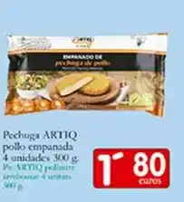 Supermercados Bip Bip Artiq - pechuga pollo empanada oferta