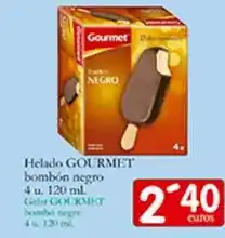 Supermercados Bip Bip Gourmet - helado bombón negro oferta