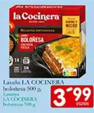 Supermercados Bip Bip La cocinera - lasaña boloñesa oferta