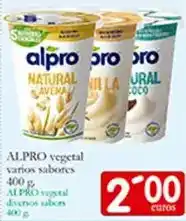Supermercados Bip Bip Alpro - vegetal varios sabores oferta