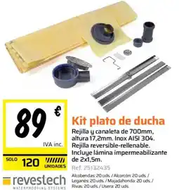 Obramat Kit plato de ducha oferta