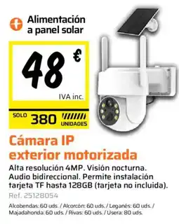 Obramat Cámara IP exterior motorizada oferta