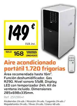 Obramat Aire acondicionado portátil 1.720 frigorías oferta