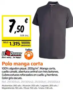 Obramat Polo manga corta oferta