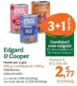 Edgar&cooper - humedo para perro