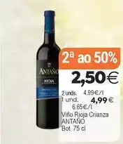 Plenus Supermercados De antaño - vino rioja crianza oferta