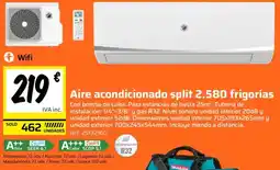 Obramat Aire acondicionado split 2.580 frigorías oferta