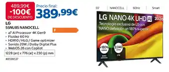 LG 55NU85 NANOCELL