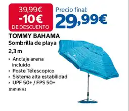 Costco TOMMY BAHAMA Sombrilla de playa oferta