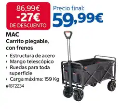 Costco MAC Carrito plegable, con frenos oferta