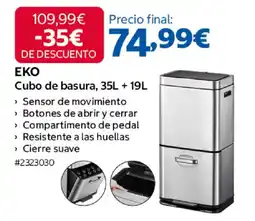 Costco EKO Cubo de basura oferta