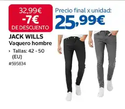 Costco JACK WILLS Vaquero hombre oferta