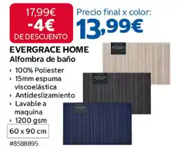 Costco EVERGRACE HOME Alfombra de baño oferta