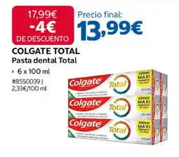 Costco COLGATE TOTAL Pasta dental Total oferta