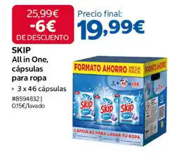 Costco SKIP All in One, cápsulas para ropa oferta