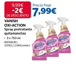 Costco VANISH OXI-ACTION Spray pretratante quitamanchas oferta