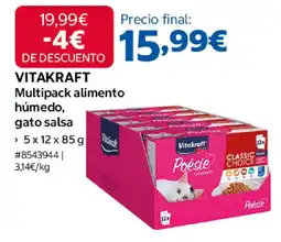 Costco VITAKRAFT Multipack alimento húmedo, gato salsa oferta