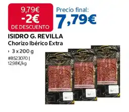 Costco ISIDRO G. REVILLA Chorizo Ibérico Extra oferta