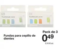 Zeeman Fundas para cepillo de dientes oferta