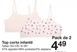 Zeeman Top corto infantil oferta