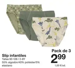Zeeman Slip infantiles oferta