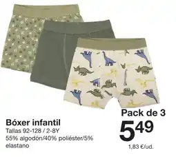 Zeeman Bóxer infantil oferta
