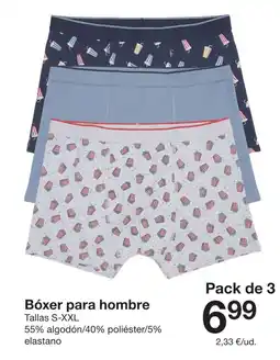 Zeeman Bóxer para hombre oferta